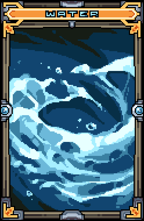 The Battle Of The 3 Elements. Water Card #141