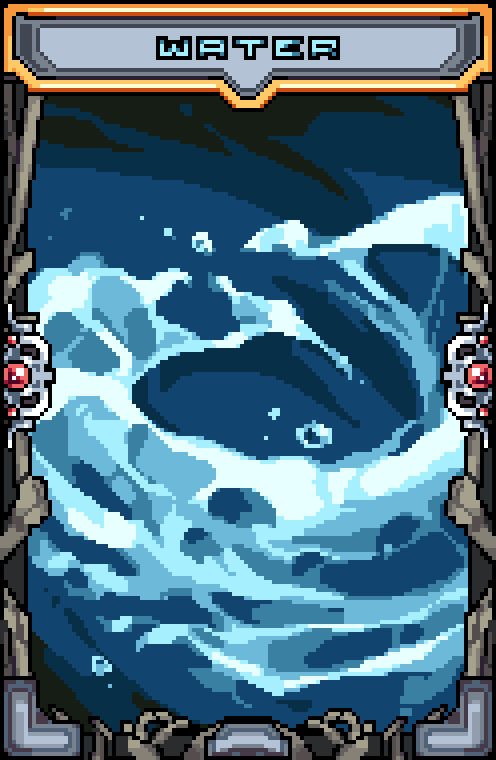 The Battle Of The 3 Elements. Water Card #154