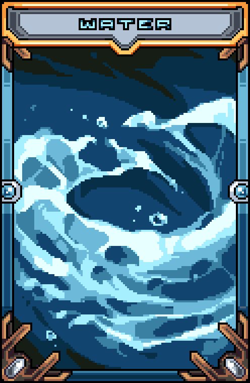 The Battle Of The 3 Elements. Water Card #173