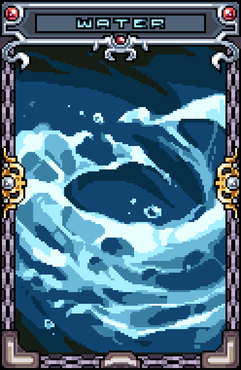 The Battle Of The 3 Elements. Water Card #174