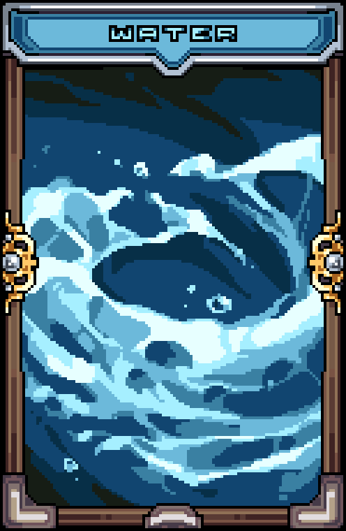 The Battle Of The 3 Elements. Water Card #344